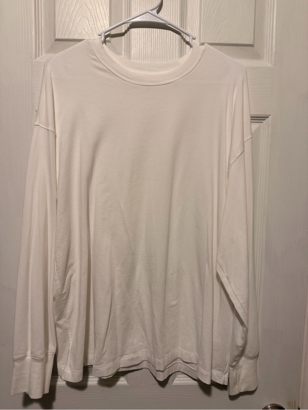 Aerie. Classic White Long Sleeve Tee. Oversized medium.